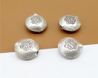 HIZE SF162 Thai Karen Hill Tribe Silver Tribal Marigold White