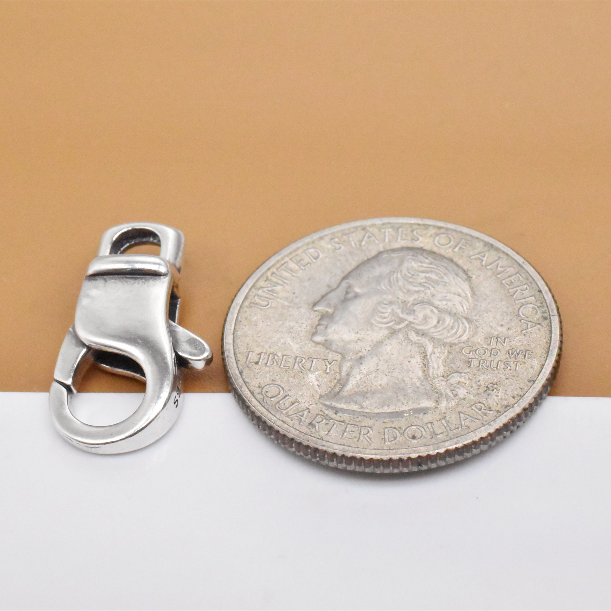 Sterling Silver Lobster Clasp 925 Silver Lobster Claw Clasp Etsy
