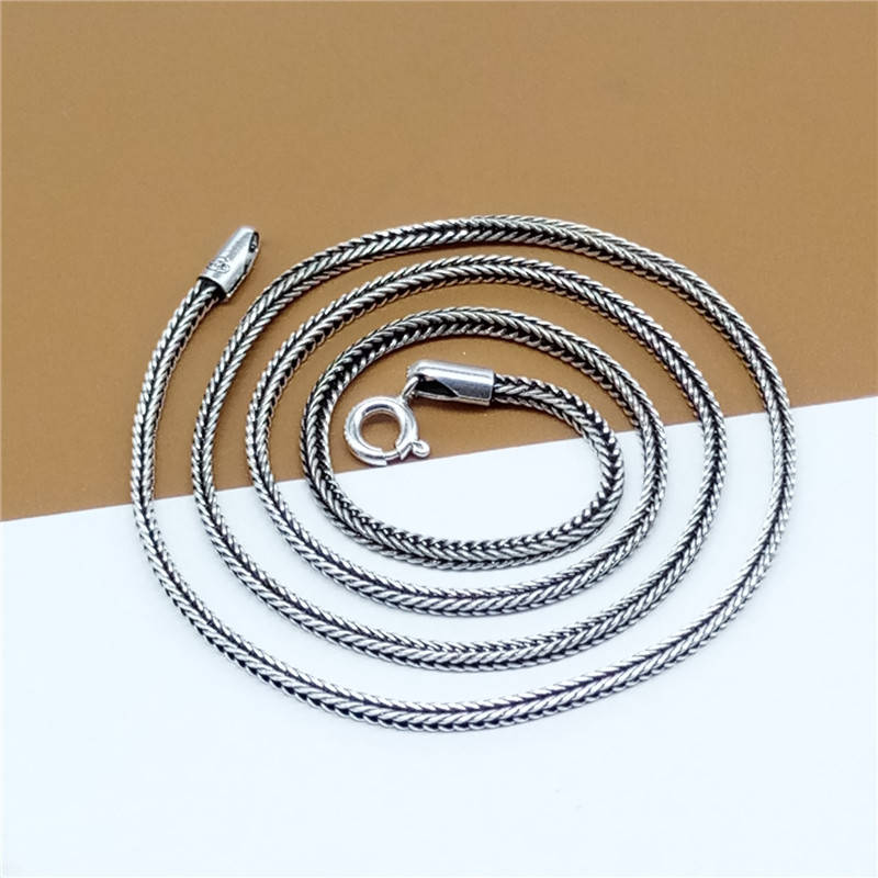 Solid 925 Sterling Silver Twisted Oval Cable Chain Extender With Heart Tag  For Chain Necklace - Jewelry Findings & Components - AliExpress