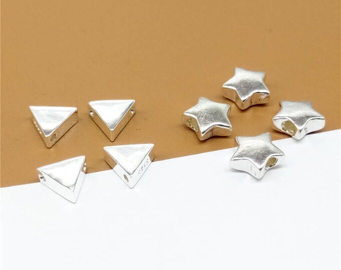 Sterling Silver Nugget Bead Bright Silver Nugget Bead Etsy