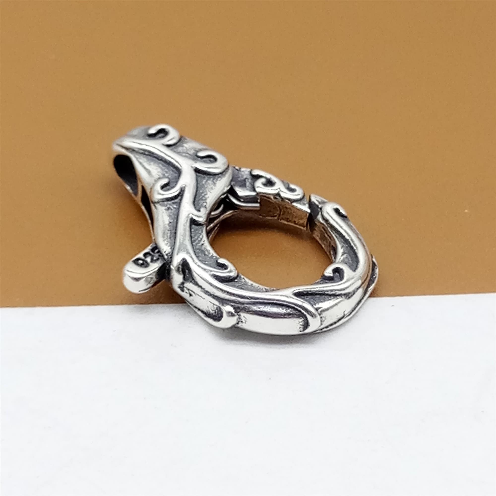 Sterling Silver Barrel Magnetic Clasp with Large Lobster Clasp” – Exposures  International Gallery of Fine Art