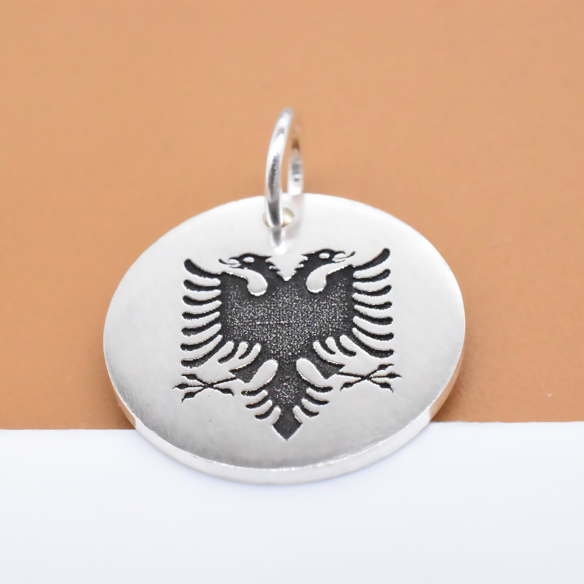 2pc/lot Albania flag necklace Keychain Key ring Kosovo Albanie bag keyring  Albanien Albanian Jewellery Eagle kosoves phone case