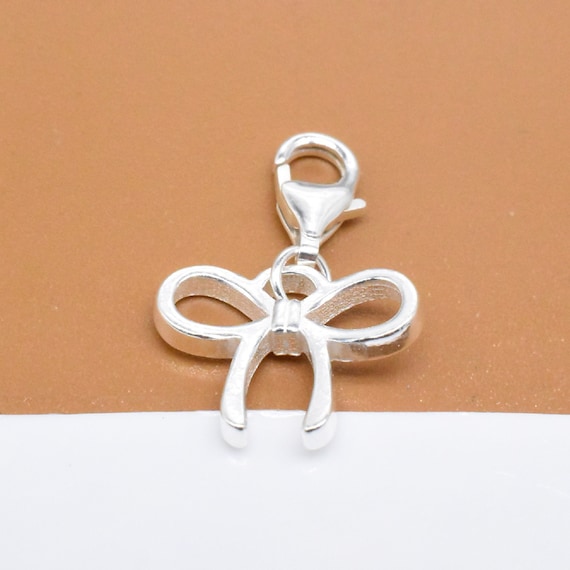 Bow And Arrow Charm Pendant - Clip On With Lobster Clasp For Bracelets Or Necklaces