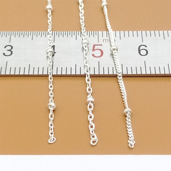 Sterling Silver Satellite Chain Bulk 
