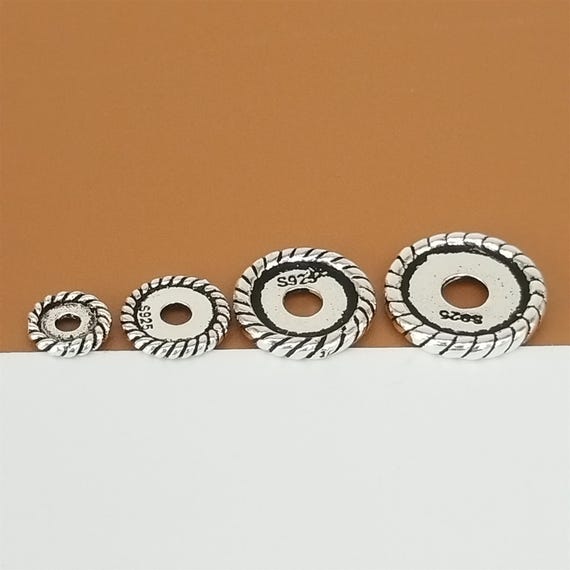 Sterling Silver Spacer Beads Bulk,Sterling Silver Spacer Beads