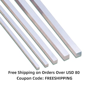 Puede incluir: Cuatro barras cuadradas plateadas de diferentes longitudes. Envío gratuito en pedidos superiores a 80 USD. Código de cupón: FREESHIPPING