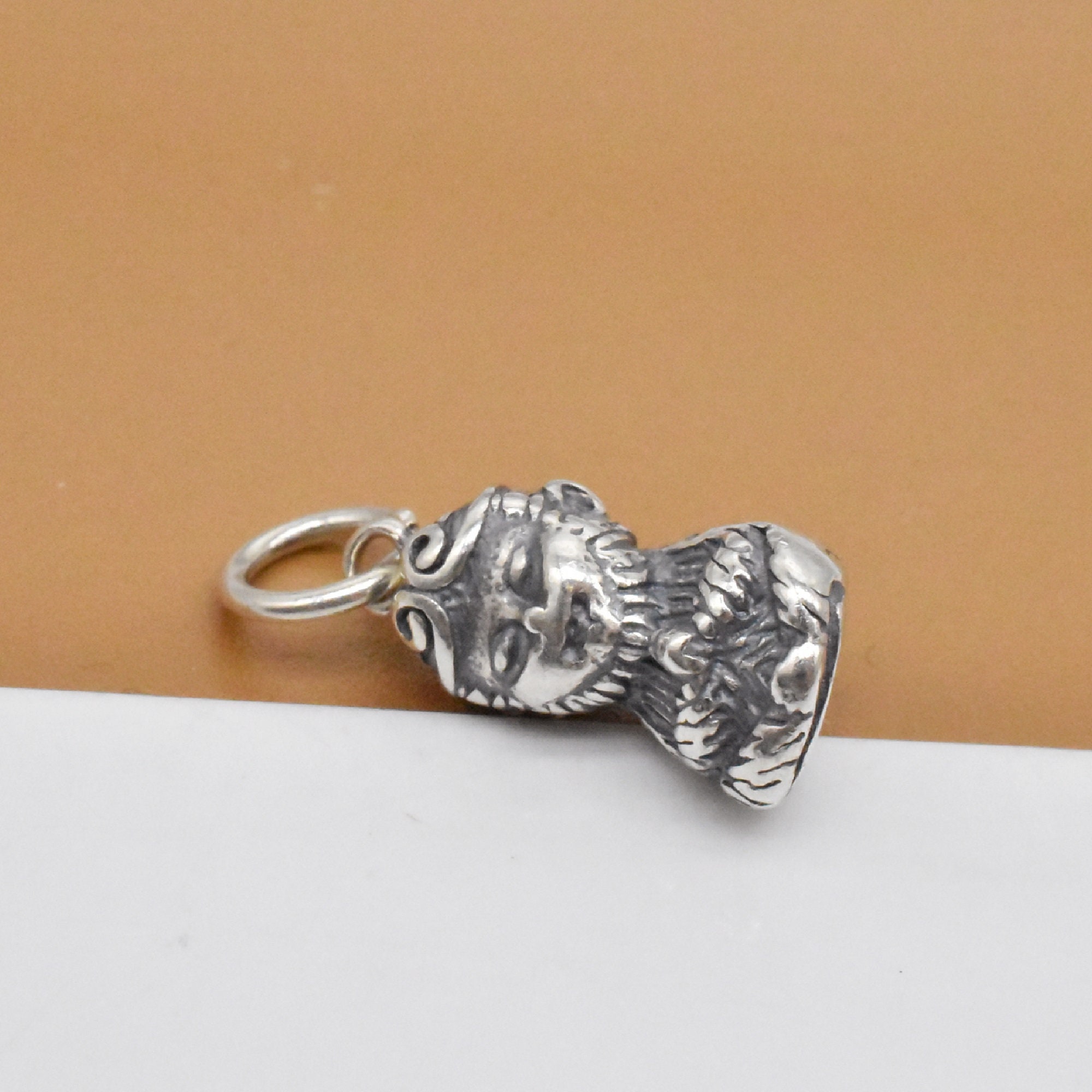 Sterling Silver the Monkey King Charm 3D 925 Silver Monkey - Etsy UK