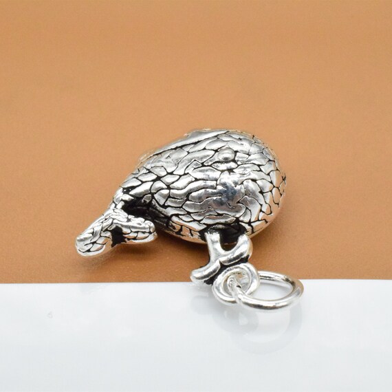 2 Sterling Silver Whale Charms 925 Silver Whale Charms Ocean