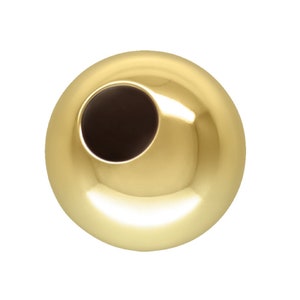 20pcs 14K Gold Filled Seamless Ball Beads 4mm, Round Bead with 1.75mm Hole, Bracelet Bead, Necklace Bead