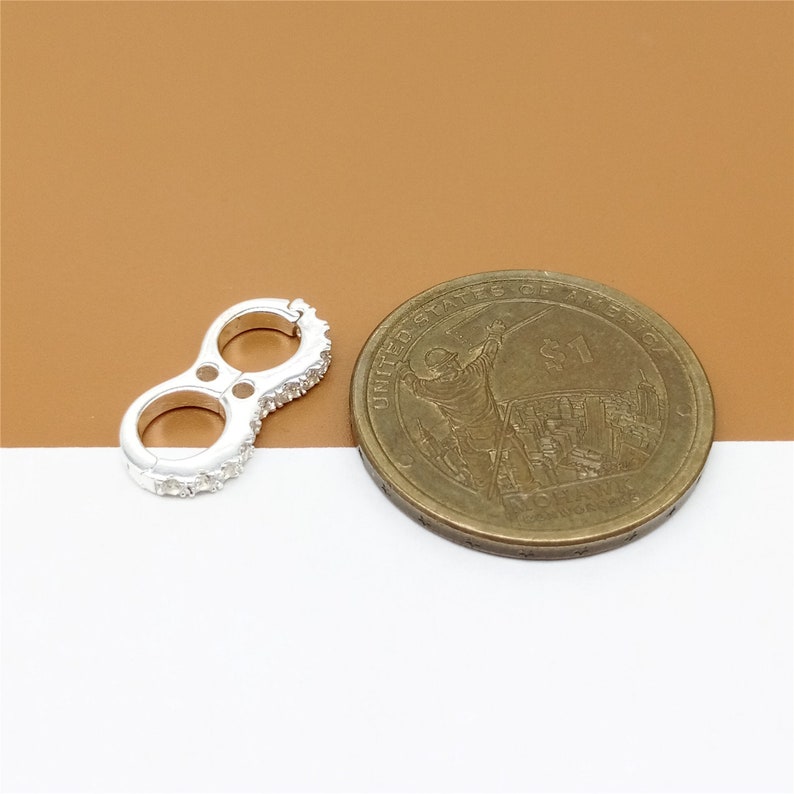 925 Sterling Silver Shortener Enhancer Clasp for Pearl Etsy