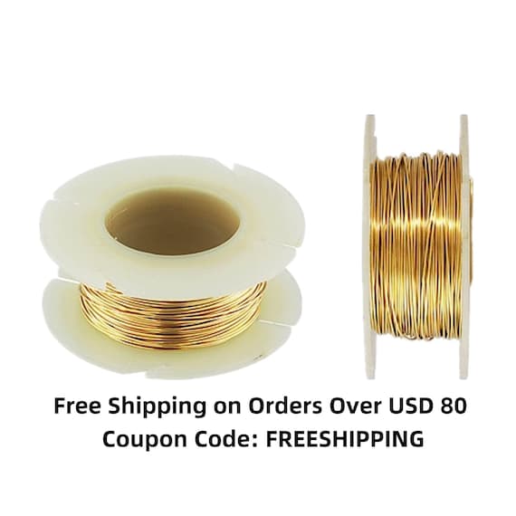14K Gold Filled Wires, Round Wires, Soft or Half Hard Footage, Wire 30 gauge to 12 gauge(approx 0.25mm to 2.06mm), 3.28 Feet(approx 1 meter)