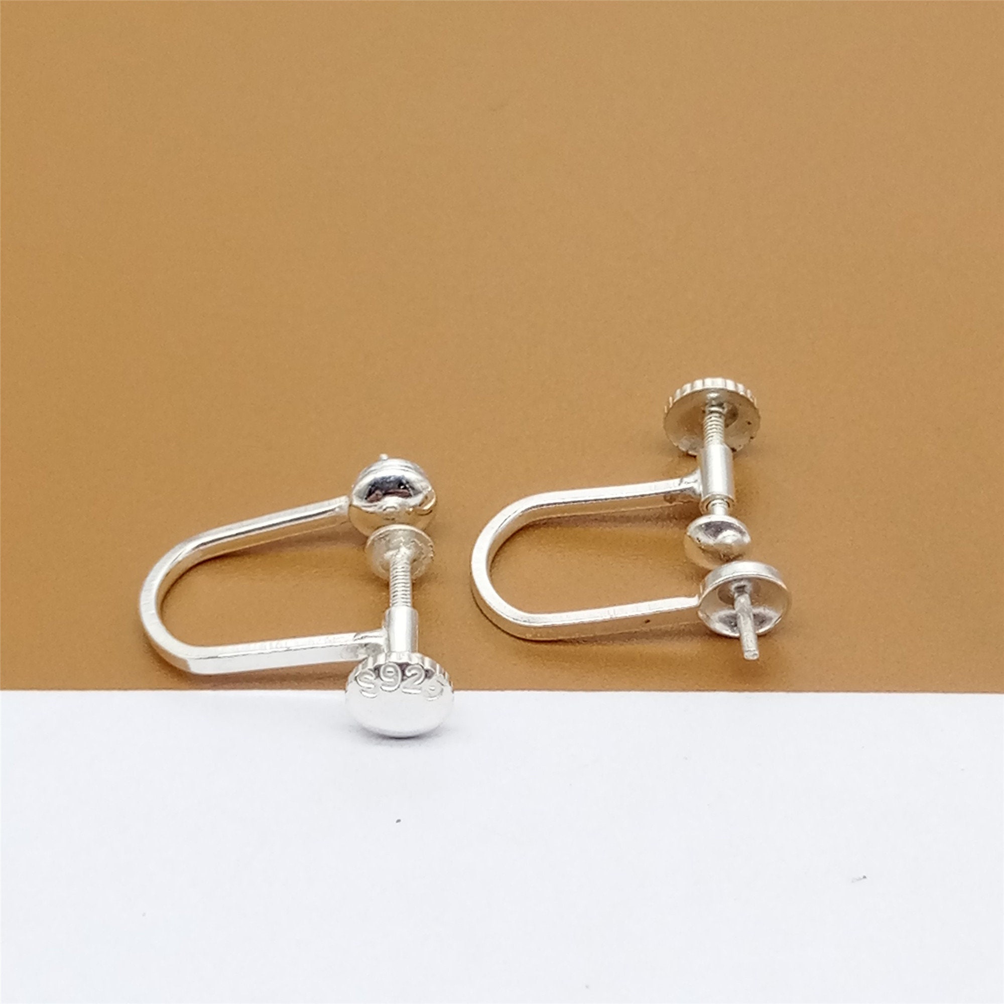 14K Yellow Gold Earring Backs Only, for Post Thickness of 0.65mm, Pairs  Screwback - Yellow Gold
