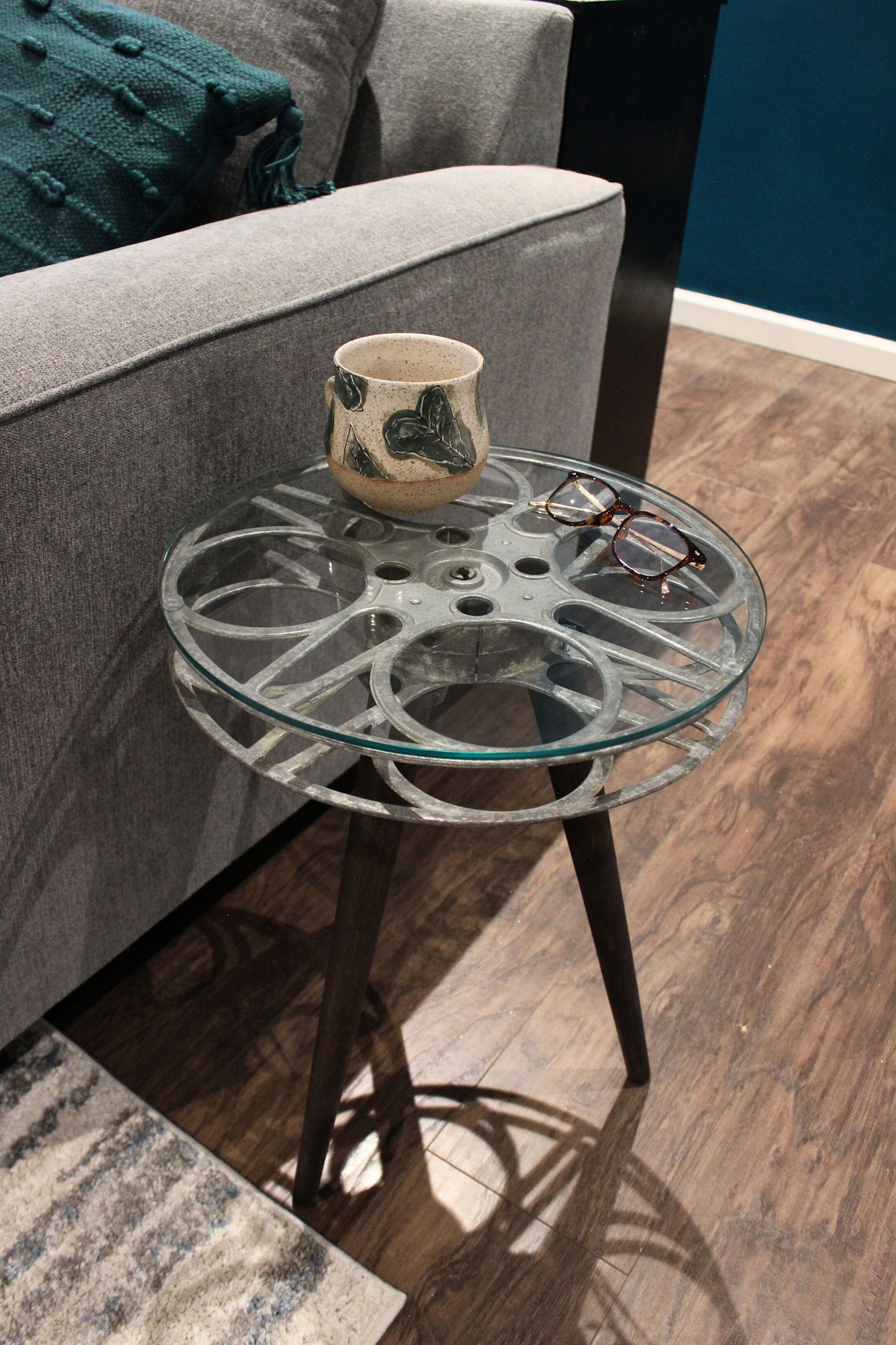 Film Reel End Table -  Canada