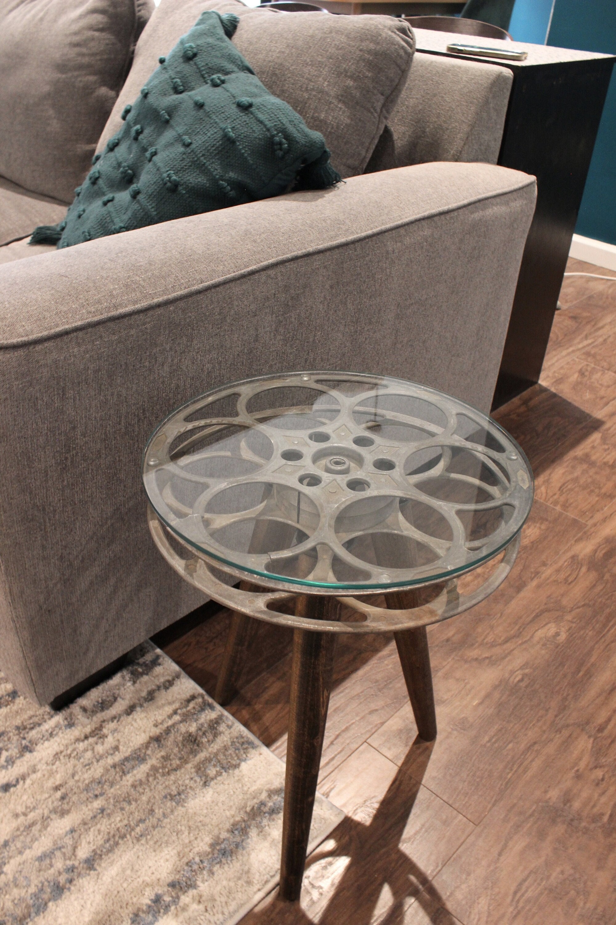 Film Reel End Table -  Canada