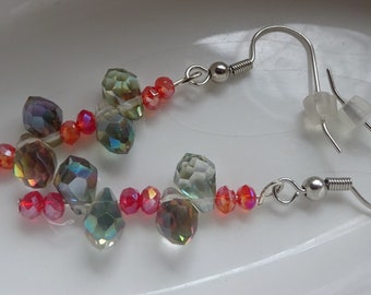Sparkling Austrian Crystal Teardrop Earrings (E16)