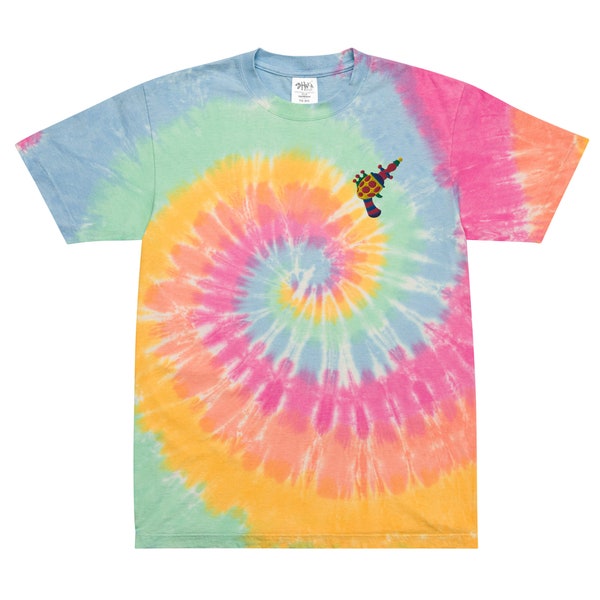 Killer Klowns Oversized rainbow tie-dye t-shirt