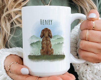 Boykin Spaniel Mug: Custom Pet Mug with Your Dog’s Name, Spaniel Lovers Gift, Bird Dog Gift, Dog Memory Gift for Forever Loved Dogs