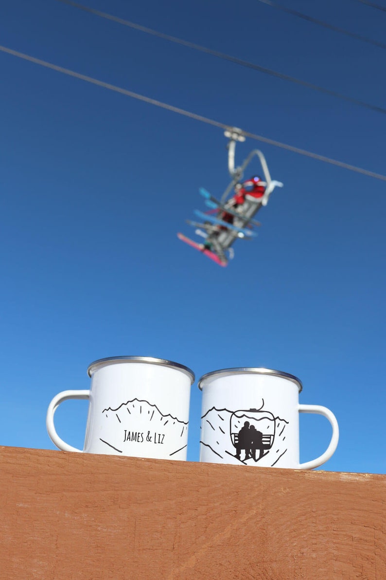 Snowboarding Gifts Adventure Mug Couple Camping Gear Custom Etsy