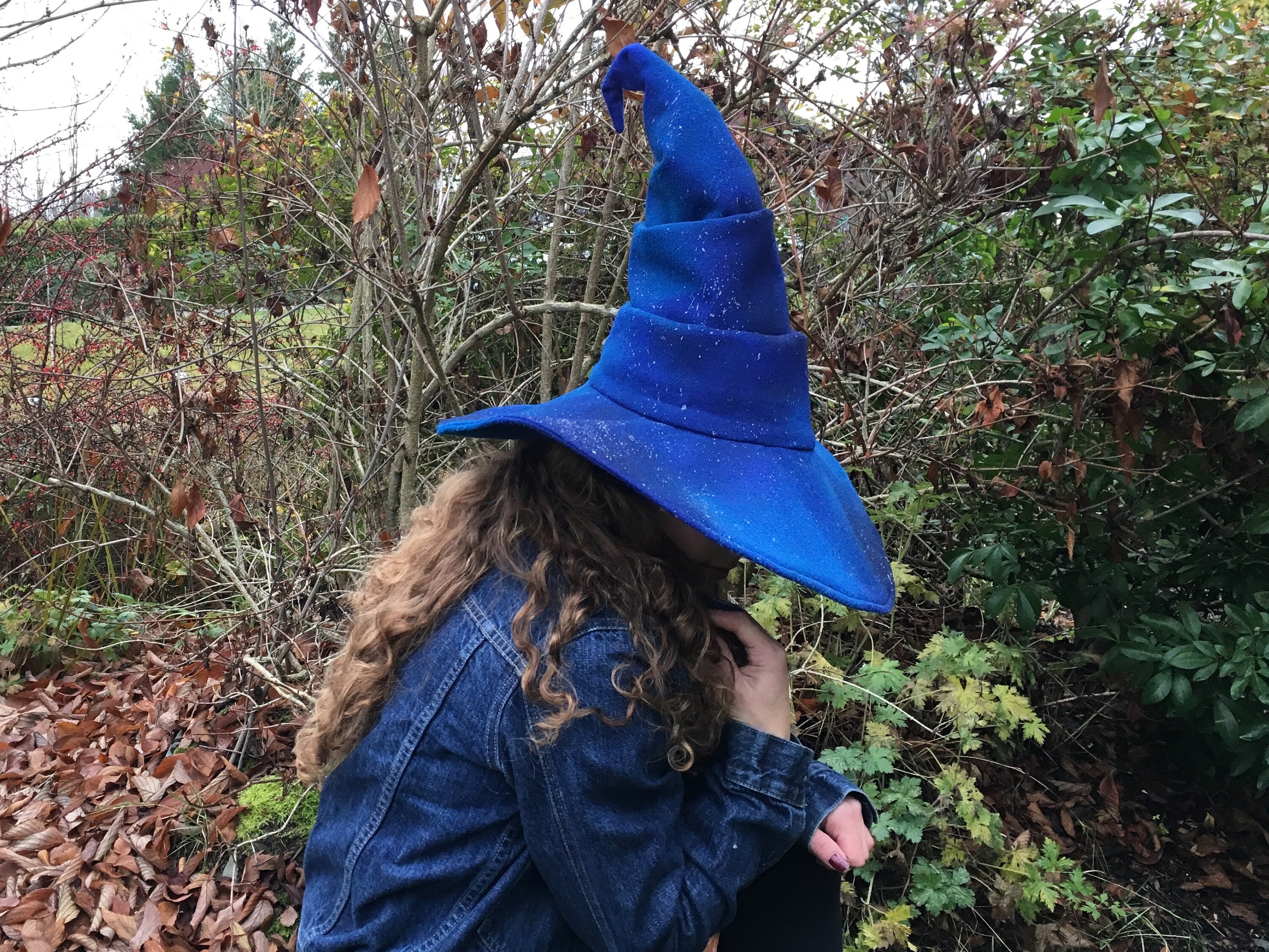 Witch Hat / Wizard Hat / Pointy Hat / Wide Brim Hat / Mage / Etsy