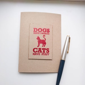 Carte de voeux faite main chiens ou chats en relief à la main en paillettes rouges pour toute occasion, carte d'anniversaire, carte d'humour, rigolote à personnaliser -