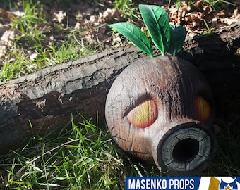 Ręcznie robiona maska Zelda Deku: Majora's Mask Cosplay Prop