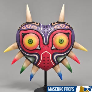 Wearable Majora’s Mask Replica - Handmade Legend of Zelda Cosplay & Display Mask (New Version)