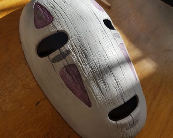 Maska Noh Theatre Noppera-Bo – biała i fioletowa