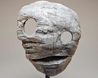 Ręcznie robiona replika maski Zelda Stone: rekwizyt do cosplayu Majora's Mask