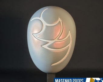 Maska pary z Legend of Zelda: ręcznie robiony rekwizyt do cosplayu z żywicy