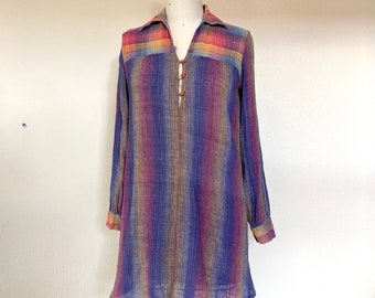 1970s Indian cotton gauze tunic