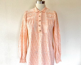 1960s India Imports of Rhode Island cotton blouse