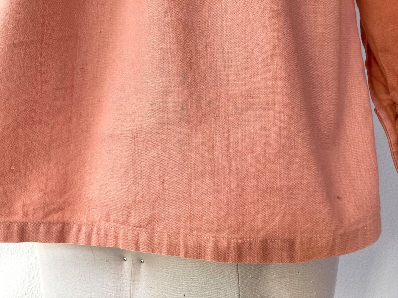 1960s Peach cotton Indian blouse image 5