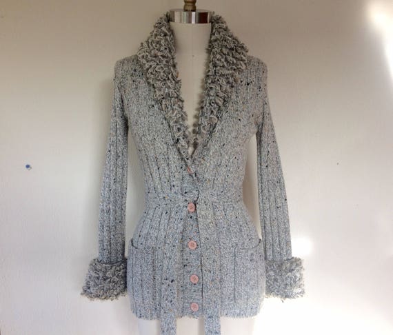 1970s Neiman Marcus collared cardigan sweater