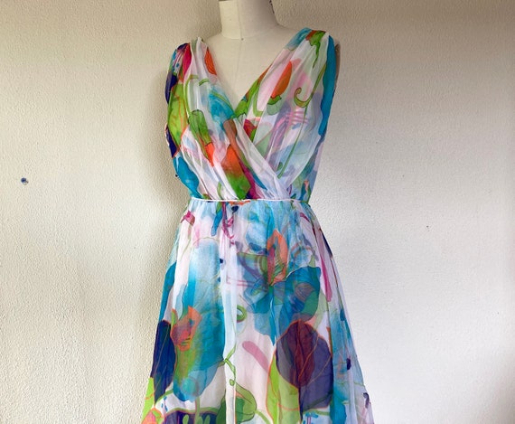 1960’s Jack Bryan chiffon party dress