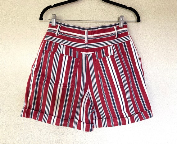 1990’s Striped denim shorts - image 2