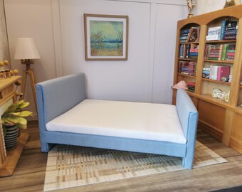 Dolls House Double Bed | 1:12th Scale | Handmade