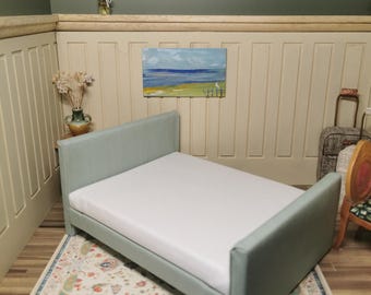 Dolls House Double Bed | 1:12th Scale | Handmade
