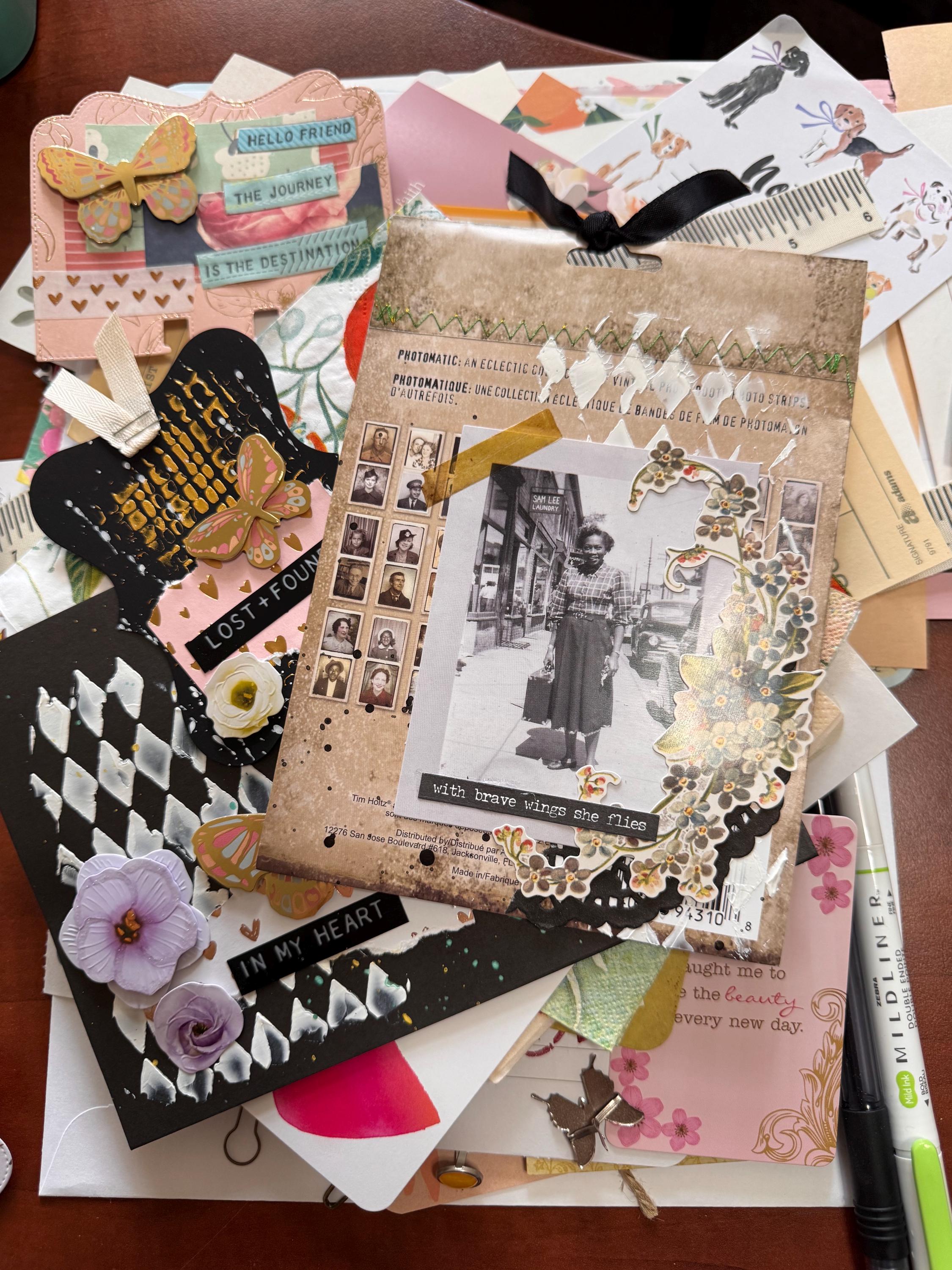 Eclectic Junk Journal Kit – Handmade Ephemera, Vintage Supplies ...