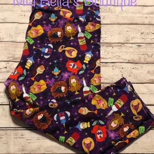 Wineglass Princesses, Epcot leggings, Drink around the world leggings, Disney leggings