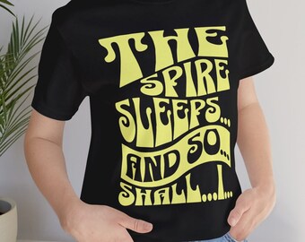 Slay the Spire Shirt, The Spire Sleeps TShirt, Slay the Spire 2 Shirt, Game Fan Art Shirt,  Gamer Dad Gift, Gamer Mom Gift, Womens Mens Tee