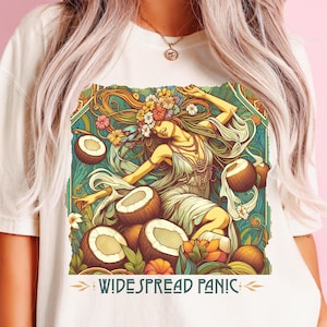 Widespread Panic Shirt, Widespread Coconut Shirt, WSP TShirt WSMFP Shirt, Cute Widespread Shirt Unisex Comfort Colors, Widespread Panic Gift
