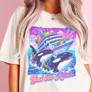 Eat the Rich Shirt – Anti Trump & Republican T-Shirt – Orca Yacht Humor Top – Is he dead yet, Bye Trump Anti Elon, Progressive Tshirt