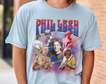 Phil Lesh TShirt – Grateful Dead Gift Shirt for Phil Lesh Fans, Unisex Comfort Colors Shirt, Music Bootleg Shirt