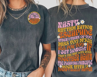 Janet Jackson Shirt, Together Again Tour, Janet Jackson 2024 Shirt, Janet Jackson 90s Shirt, Janet Jackson Tour Shirt, Nasty Gal Jackson