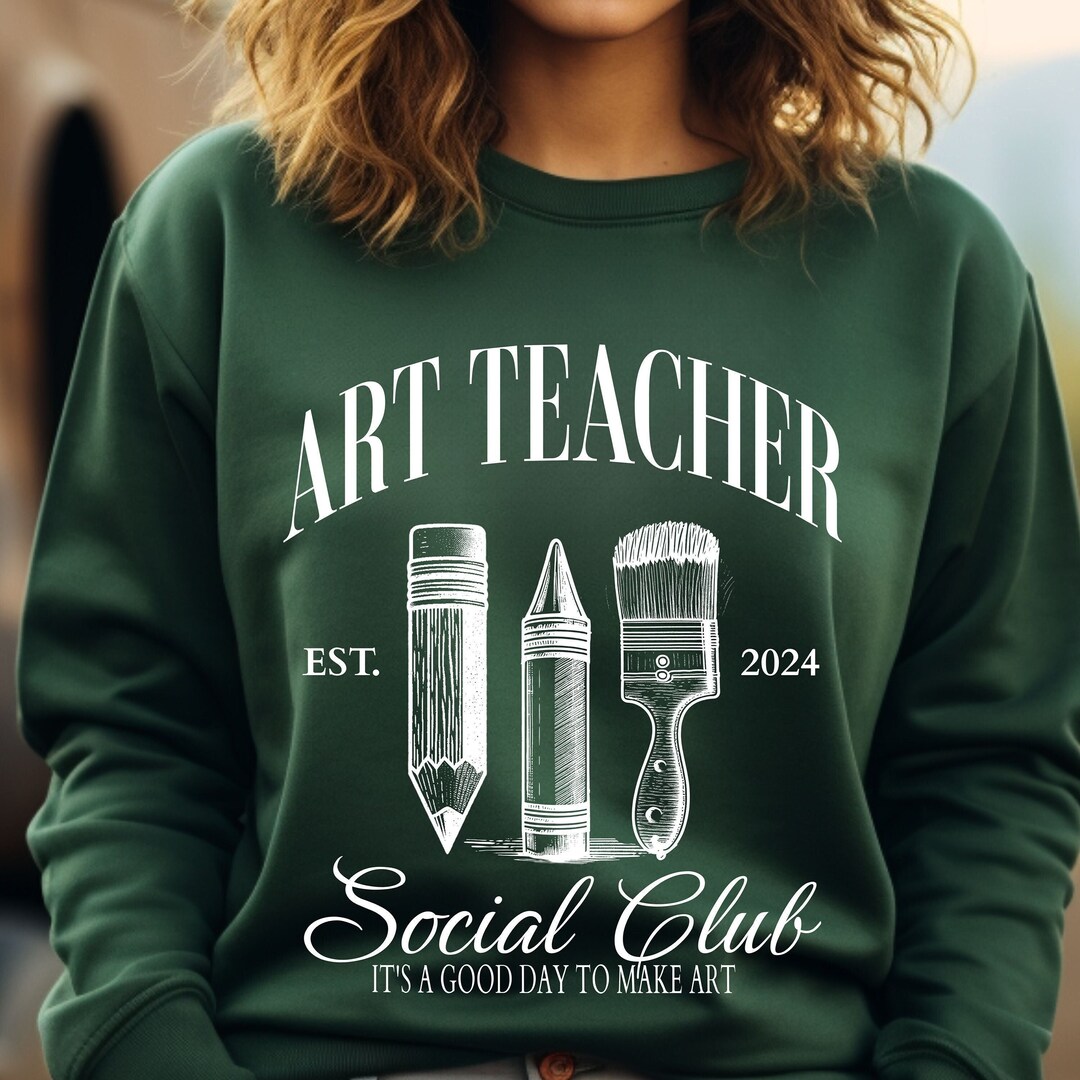 Art Teacher Sweatshirt, Art Teacher Shirt, Fall Sweatshirt, Womens
