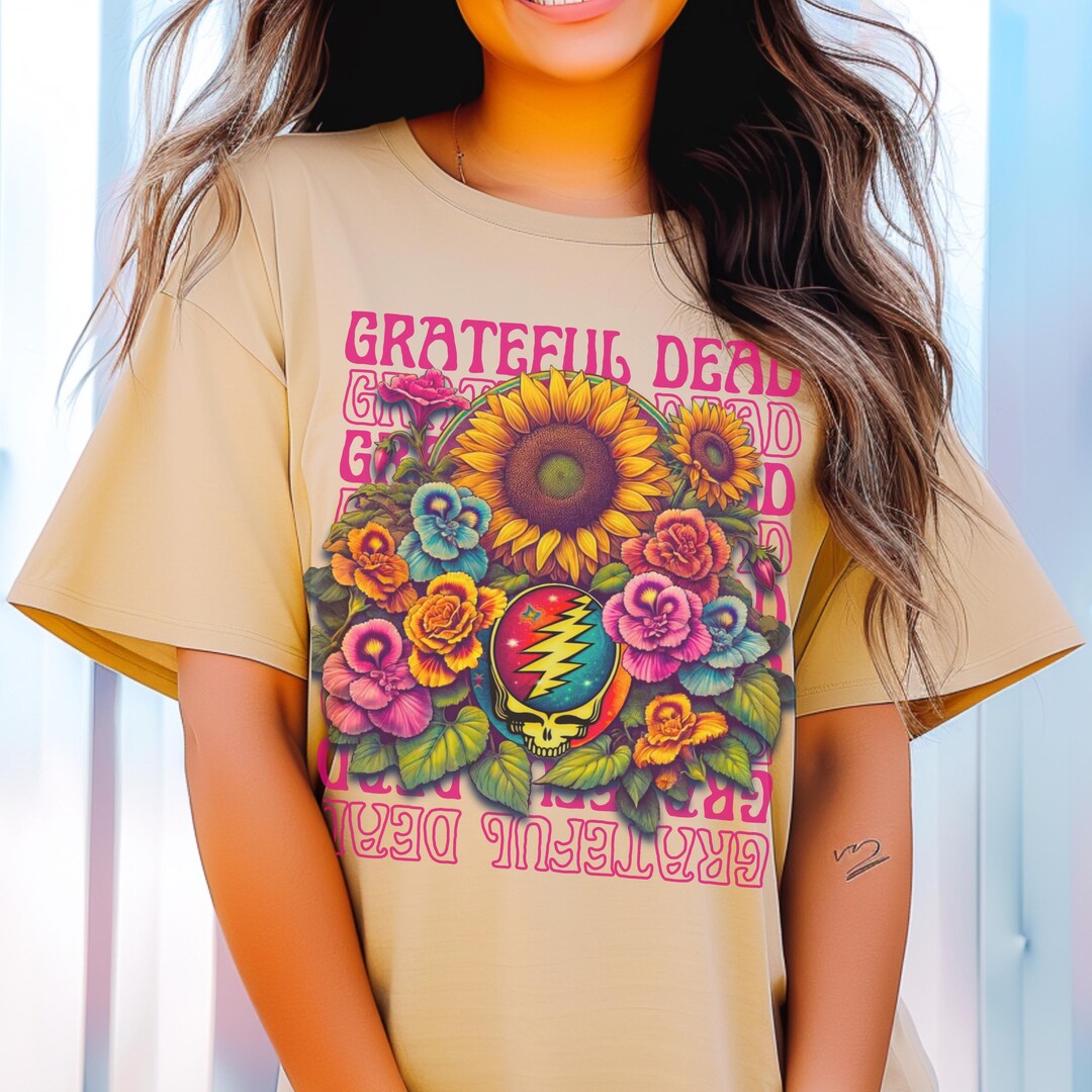 Greatful Dead Shrunken Sweatshirt Petal