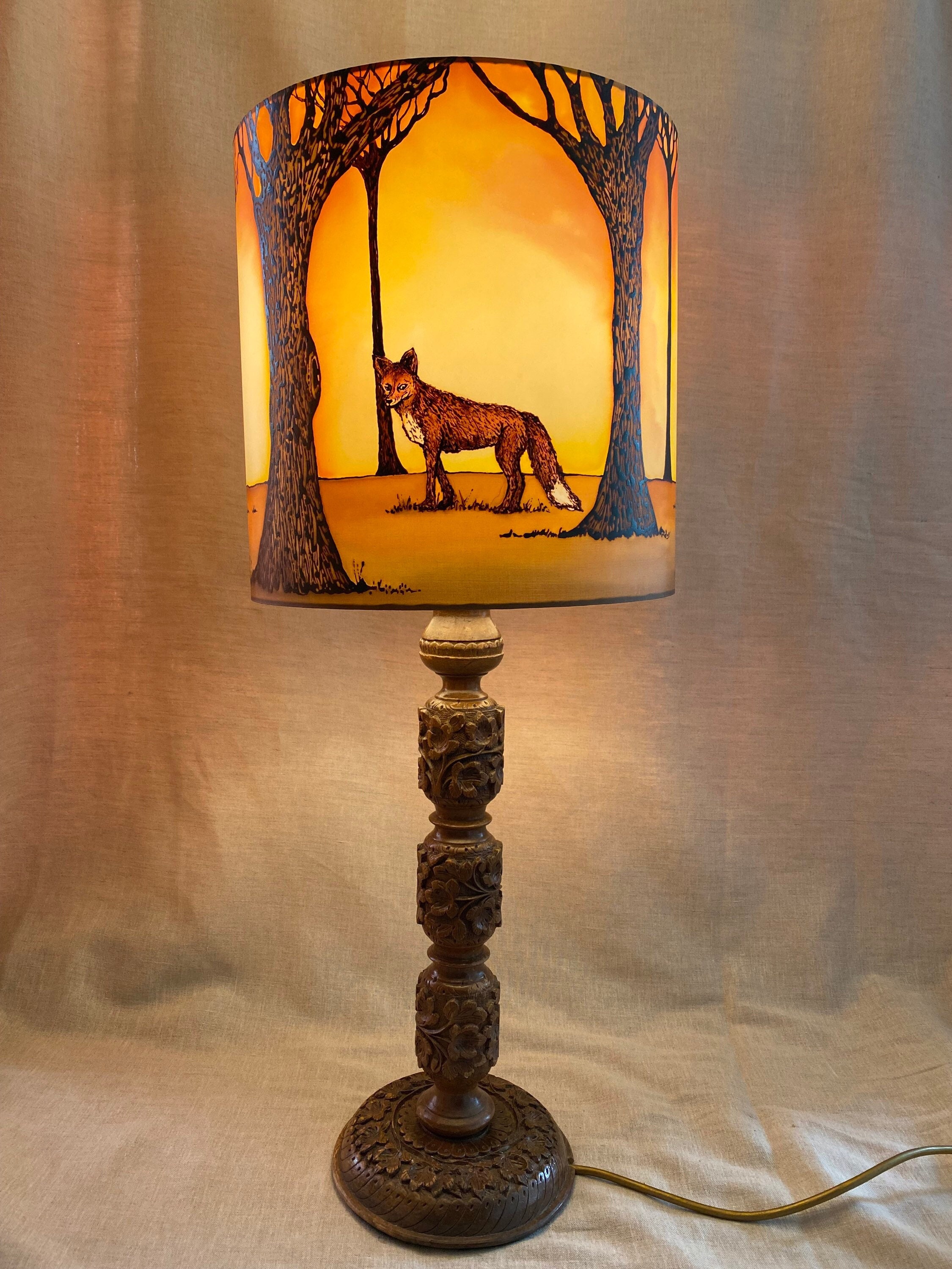 Fox lampshade on sale