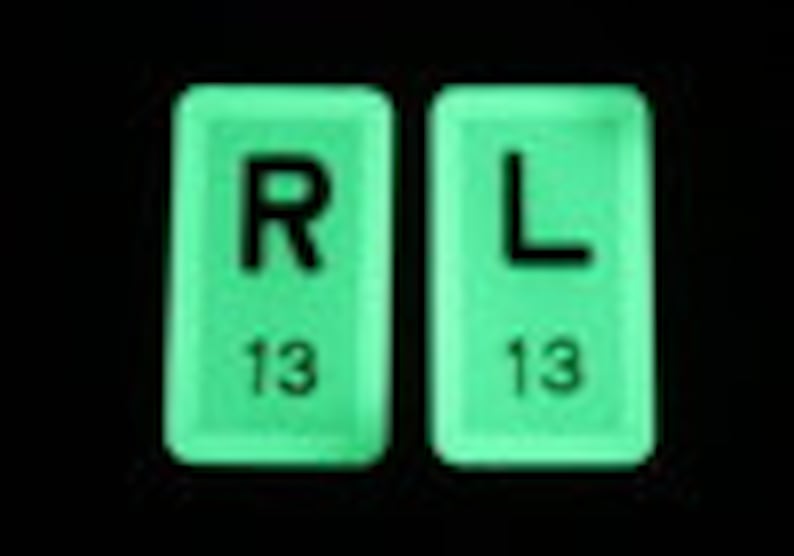 1 SET Glow in the Dark Xray Markers Right & Left Etsy