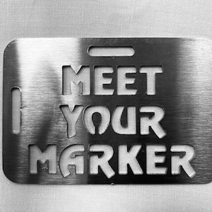 Stainless Steel X-Ray Marker Parker “Meet Your Marker” Very Durable. Never Breaks, Cracks, or Bends.