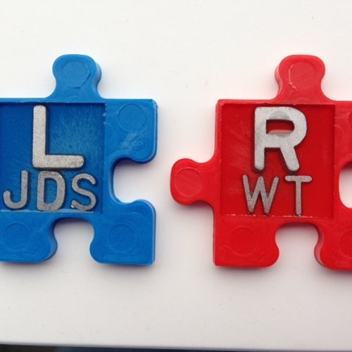 1 SET Glow in the Dark Xray Markers Right & Left Etsy